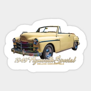 1949 Plymouth Special Deluxe Convertible Sticker